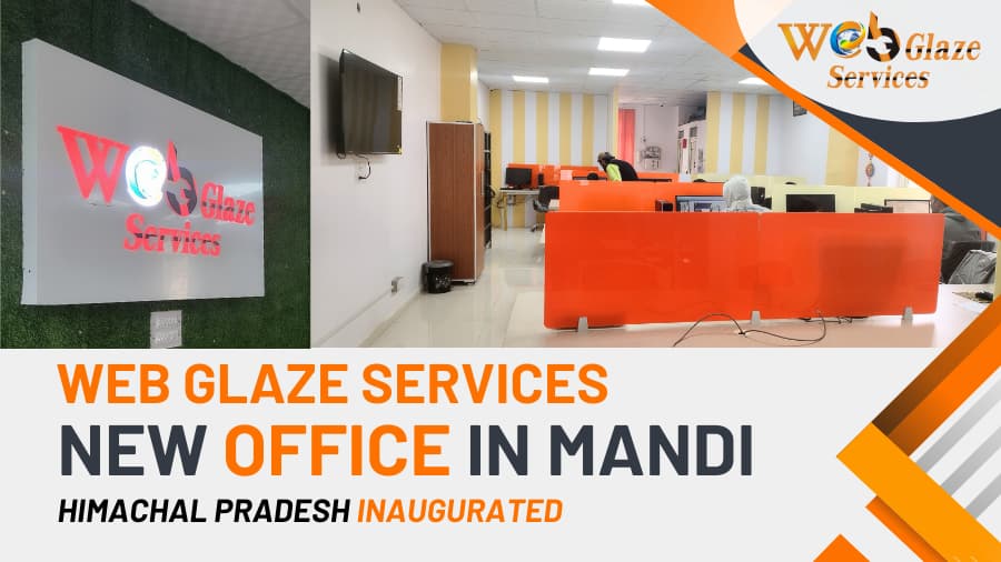 Web glaze Services new office
