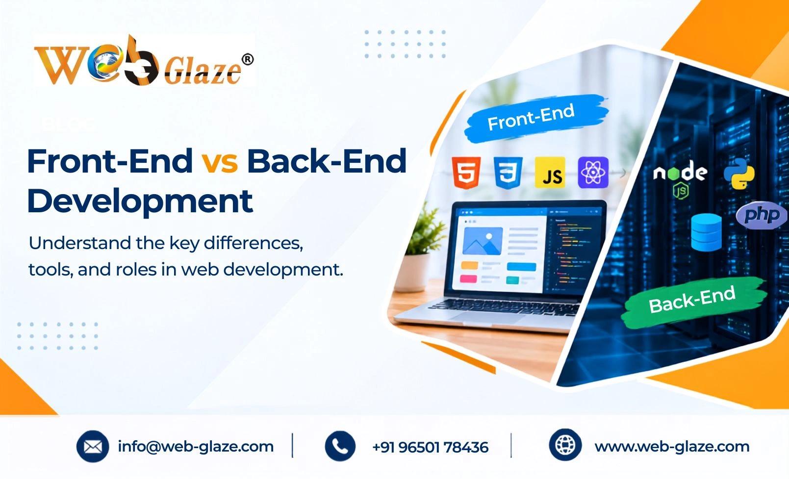 Front & back end development feature image