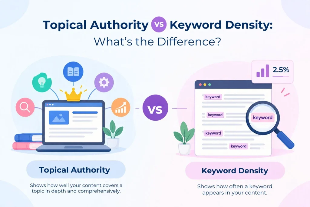 Topical Authority vs Keyword Density What's the Difference