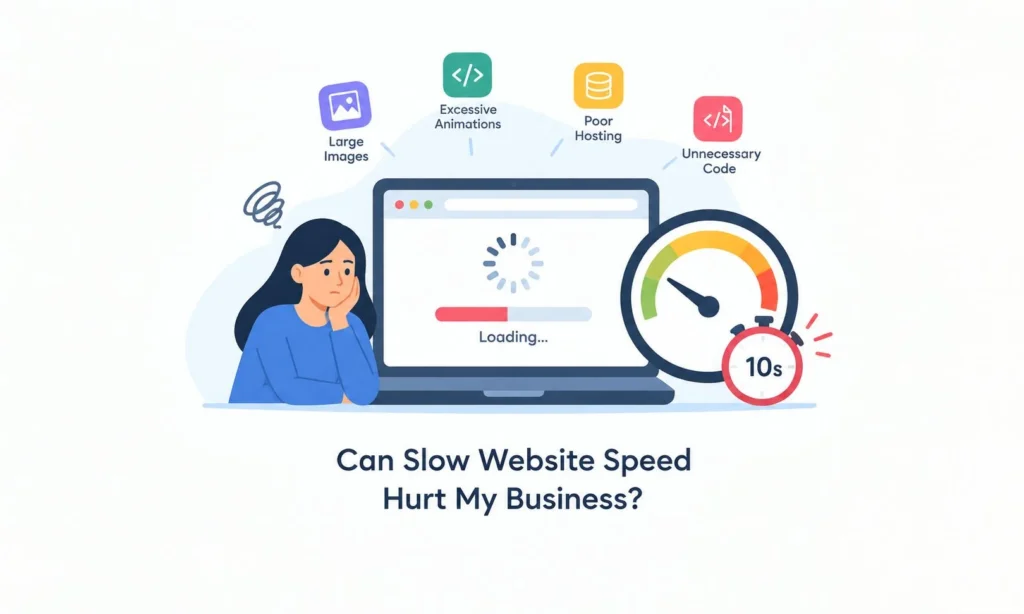 Can slow website speed hurt my business