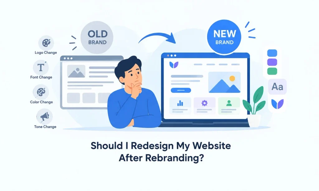 Should I redesign my website after rebranding