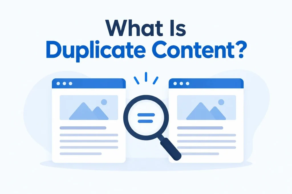 What Is Duplicate Content?